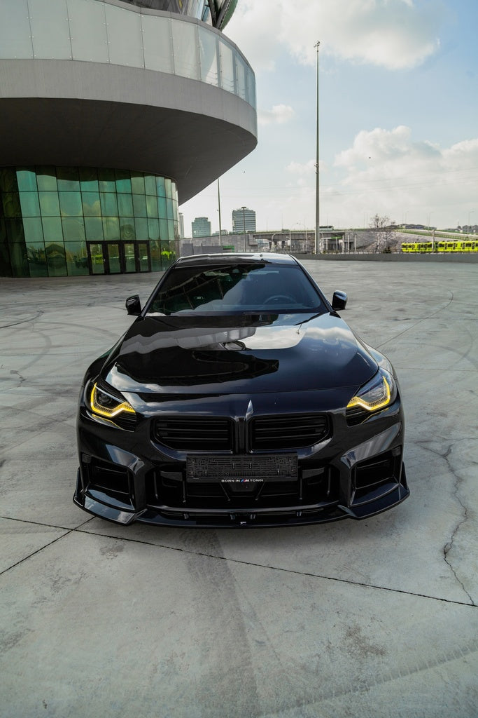 Frontsplitter schwarz glänzend passend für BMW M2 G87 2023+ – Ansicht 15