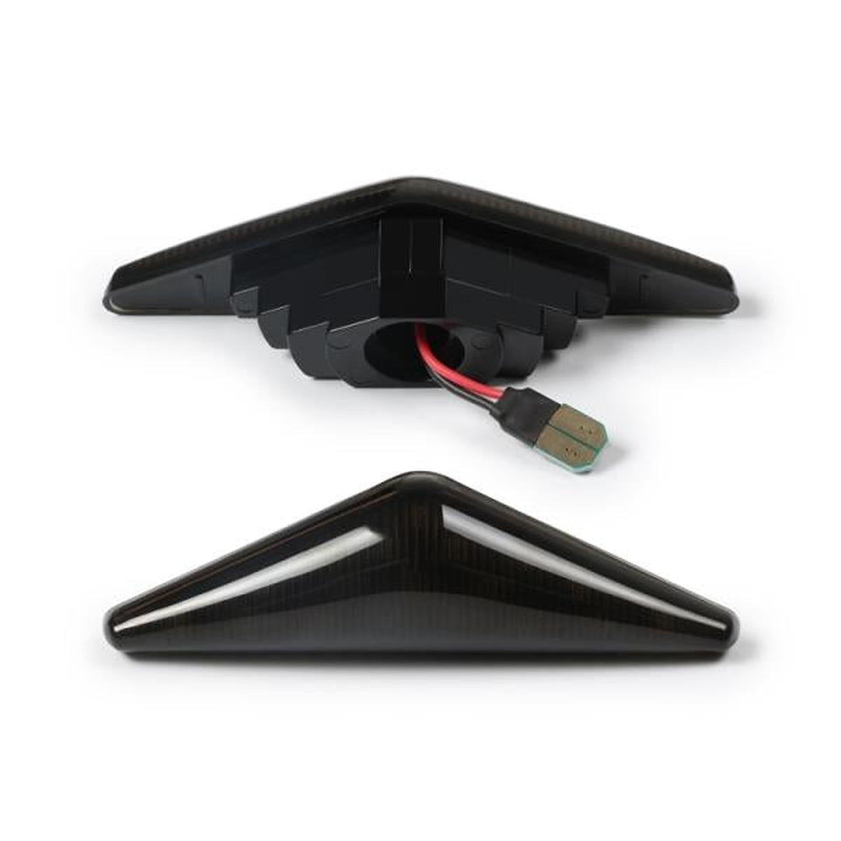 Clignotants latéraux LED compatibles pour Mondeo 2000-2006 et Focus MK1 noirs