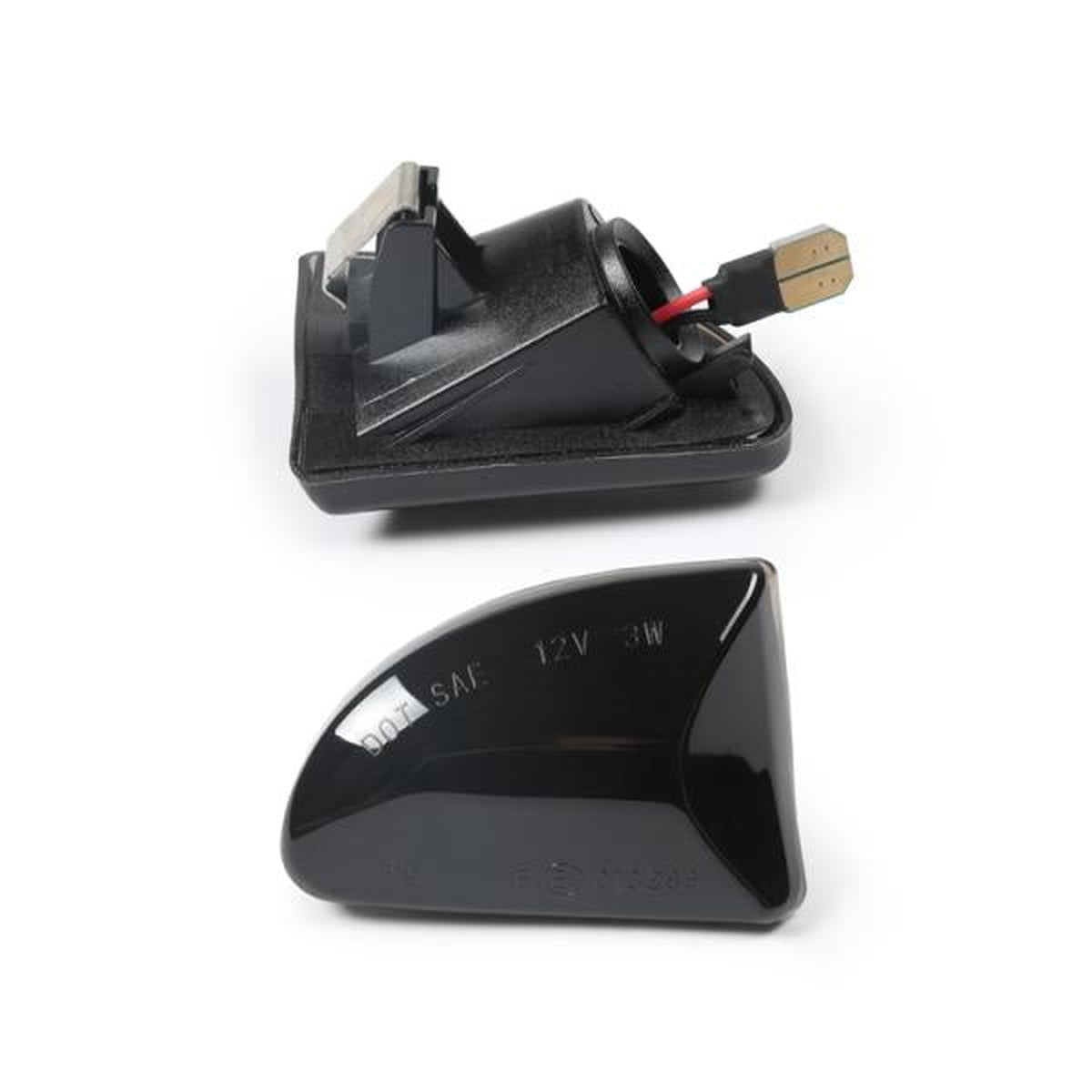 Led Seitenblinker kompatibel passend für Smart Fortwo A451 C451 | Cabrio & Coupe Schwarz