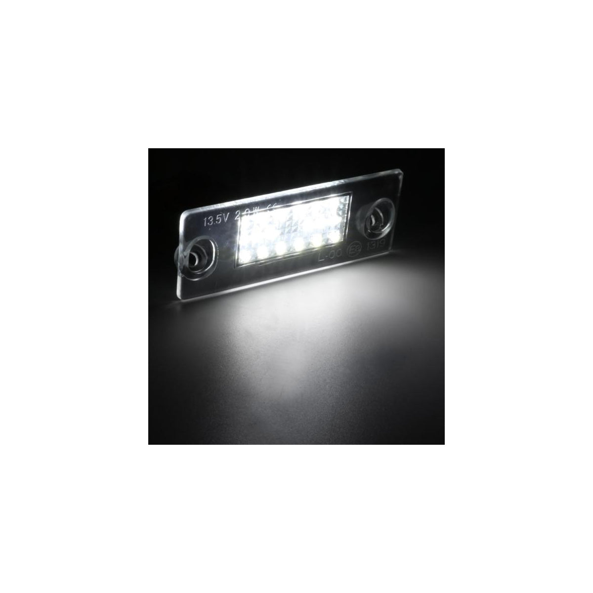 TOP Led Kennzeichenbeleuchtung passend für Audi A4 B5 95-99 Xenon Weiß abgewinkelt