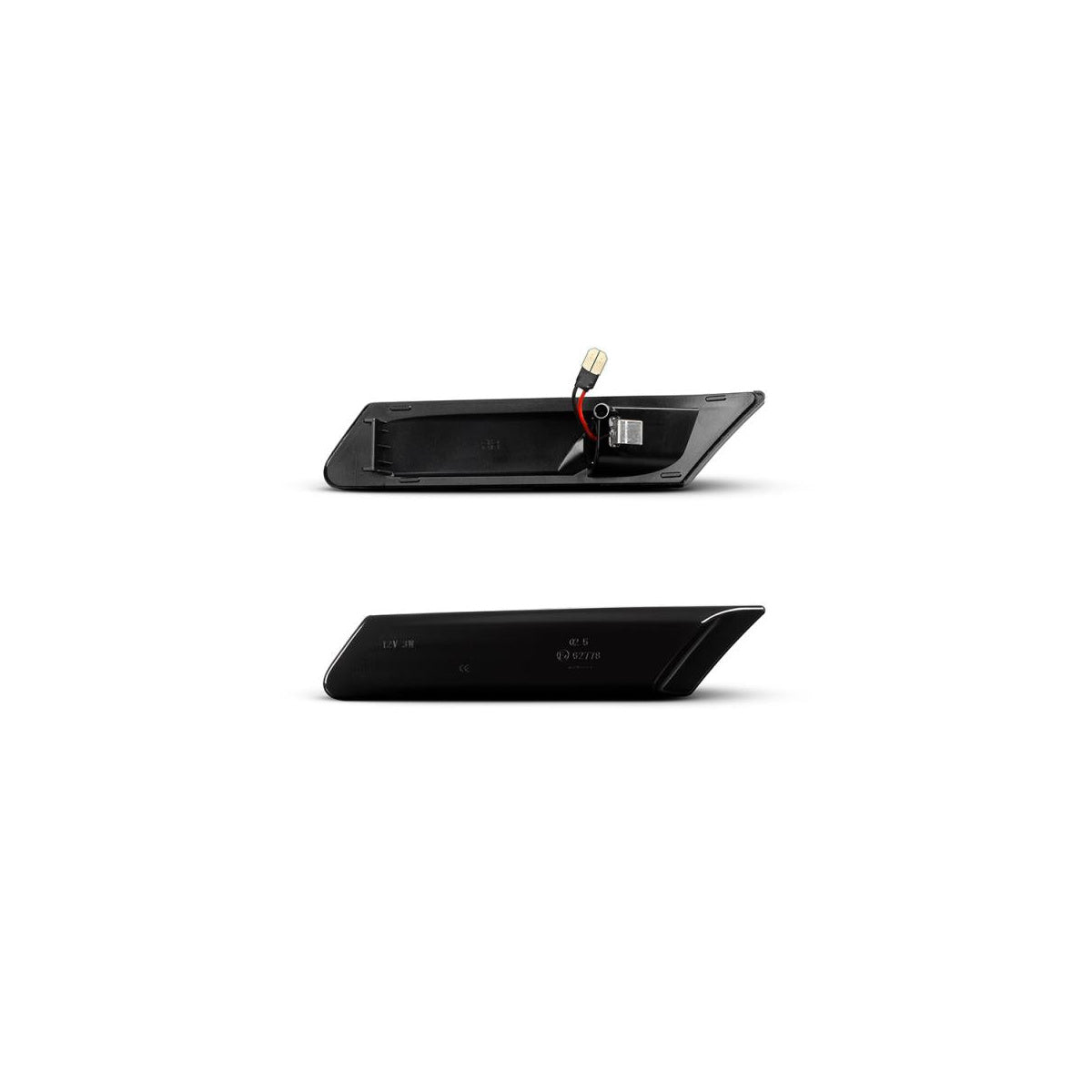 LED Seitenblinker Schwarz Kompatibel passend für Porsche 911 997 Boxster 987 Cayman 987c