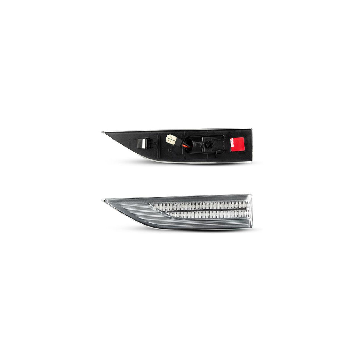 Clignotants latéraux LED transparents compatibles avec VW T6 Transporter Bulli