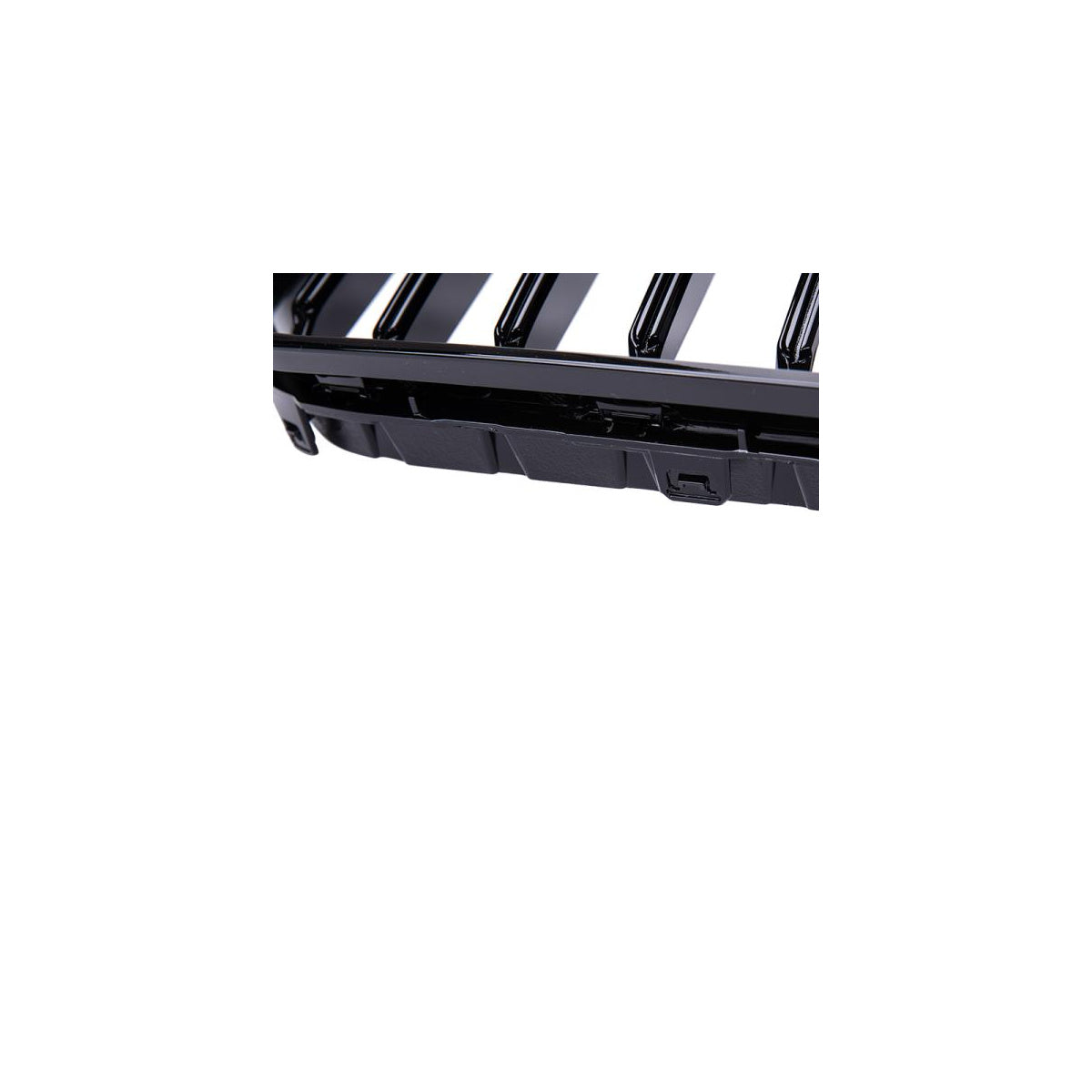 SPORT KÜHLERGRILL passend für BMW 5ER G30 G31 LCI GLANZ SCHWARZ EINRIPPE