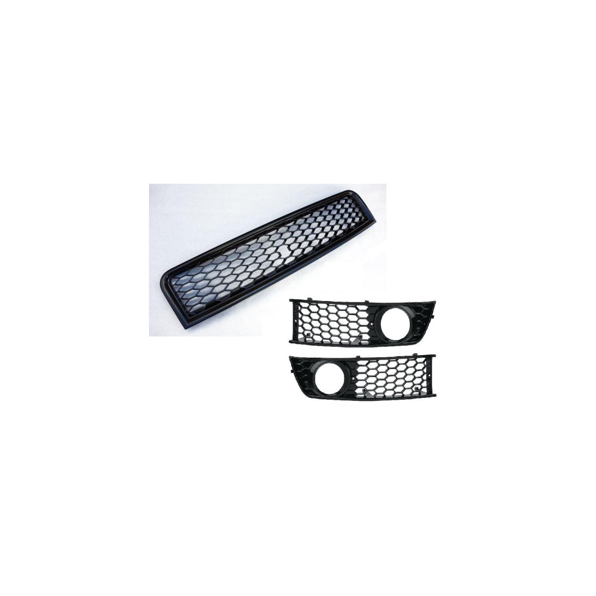 Sportgrill passend für Audi A4 B6/8E Lüftungsgitter und Waben Front Kühlergrill Grill 01-05