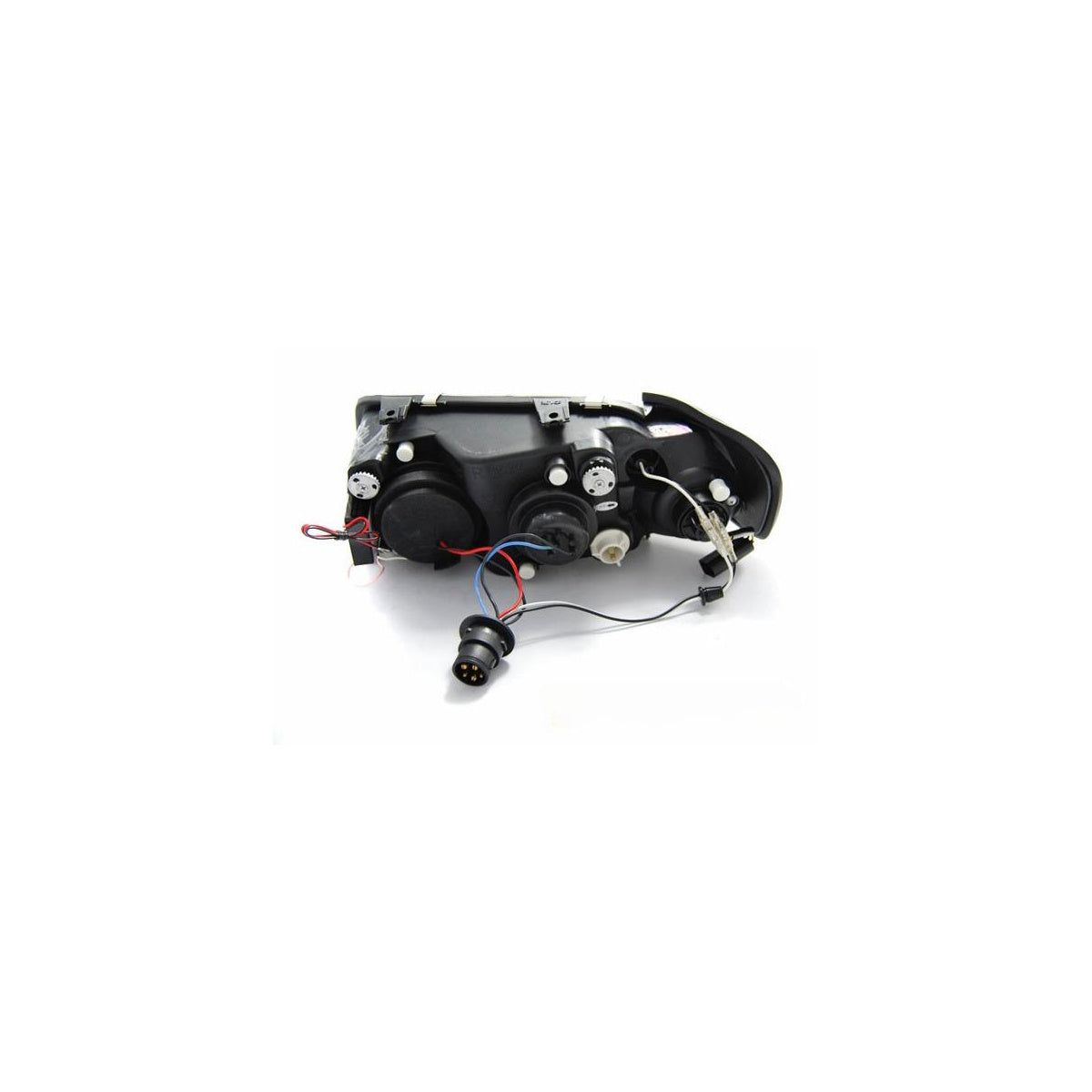 Phares Angel Eyes CCFL compatibles avec Audi A3 (8L) 96-00 chrome