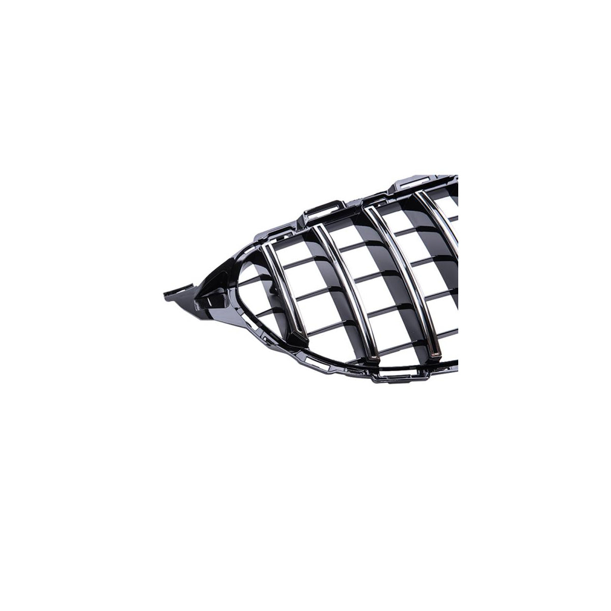 Calandre sport compatible avec Mercedes Classe C W205 (2014–03/2018), noir/chrome