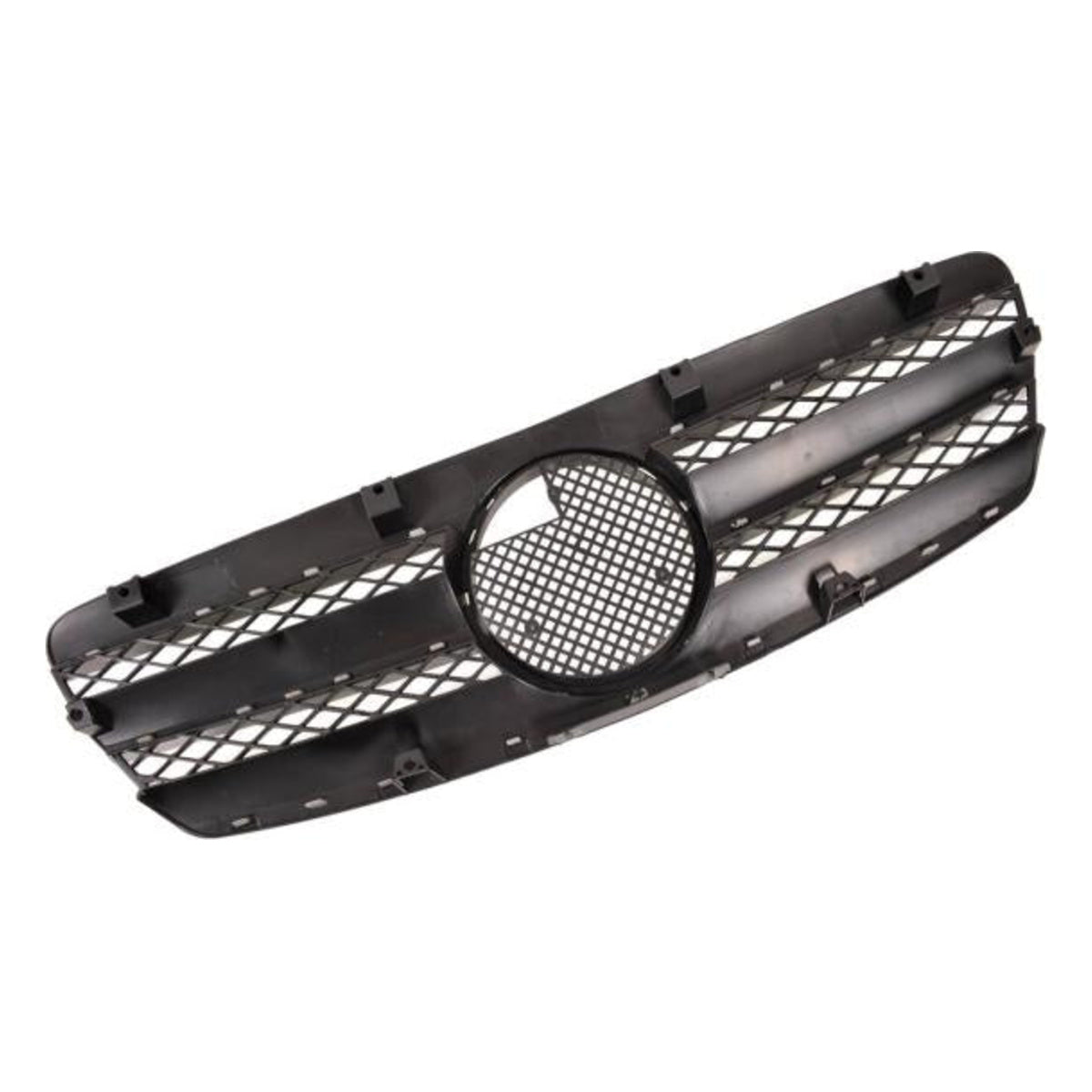 Kühlergrill Schwarz glanz passend für Mercedes E-Klasse W211 S211 2002 - 2006