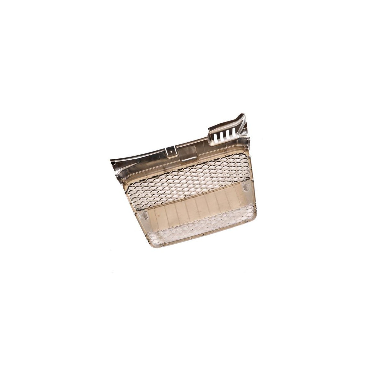 Calandre sport / calandre compatible avec Audi A4 B7 05-08 chrome/noir aspect nid d'abeille
