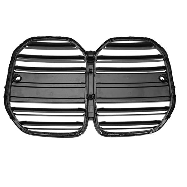 Sport GRILL Kühlergrill Schwarz Glanz passend für BMW 4ER G22 G23 DOPPELSTEG Glanz