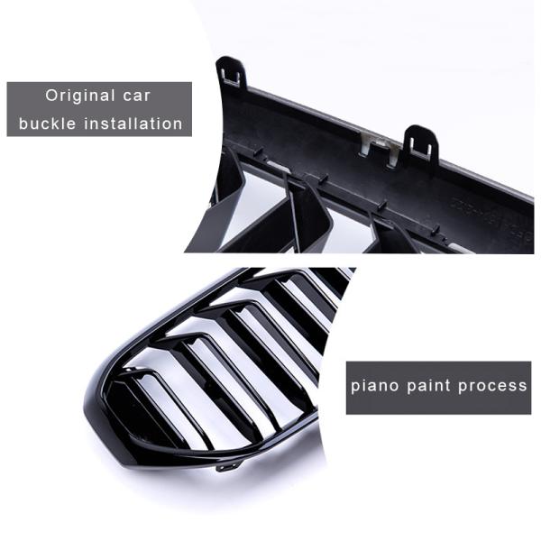 Passend für BMW 5ER G30 G31 LCI SPORT KÜHLERGRILL DOPPELSTEG GLANZ SCHWARZ