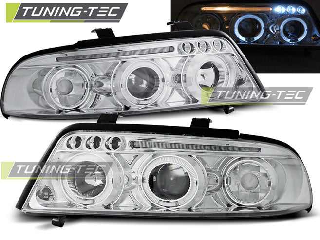 Scheinwerfer Angel Eyes Chrom passend für AUDI A4 01.99-09.00