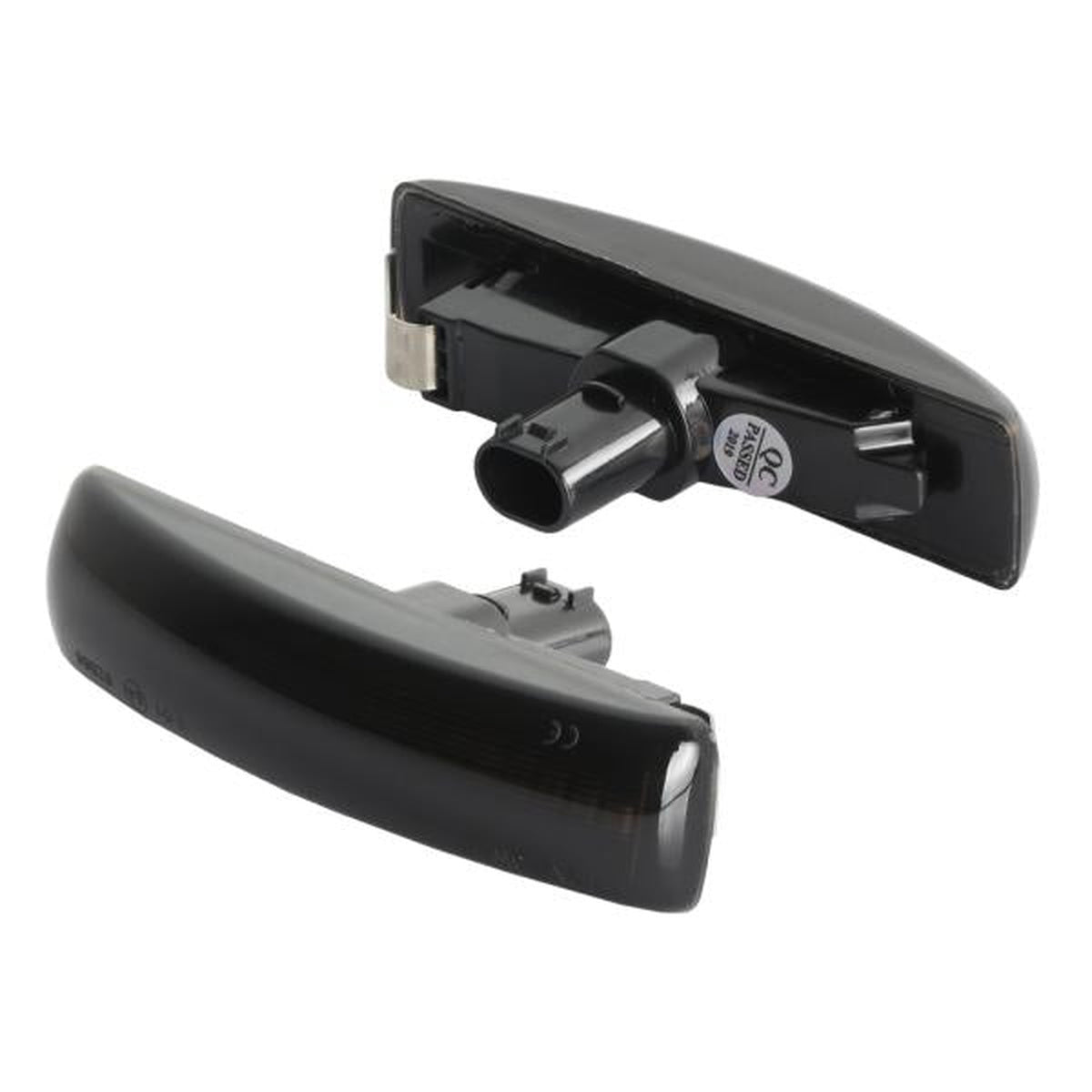 Clignotants latéraux LED noirs compatibles avec LR Discovery III, Freelander II, RR Sport