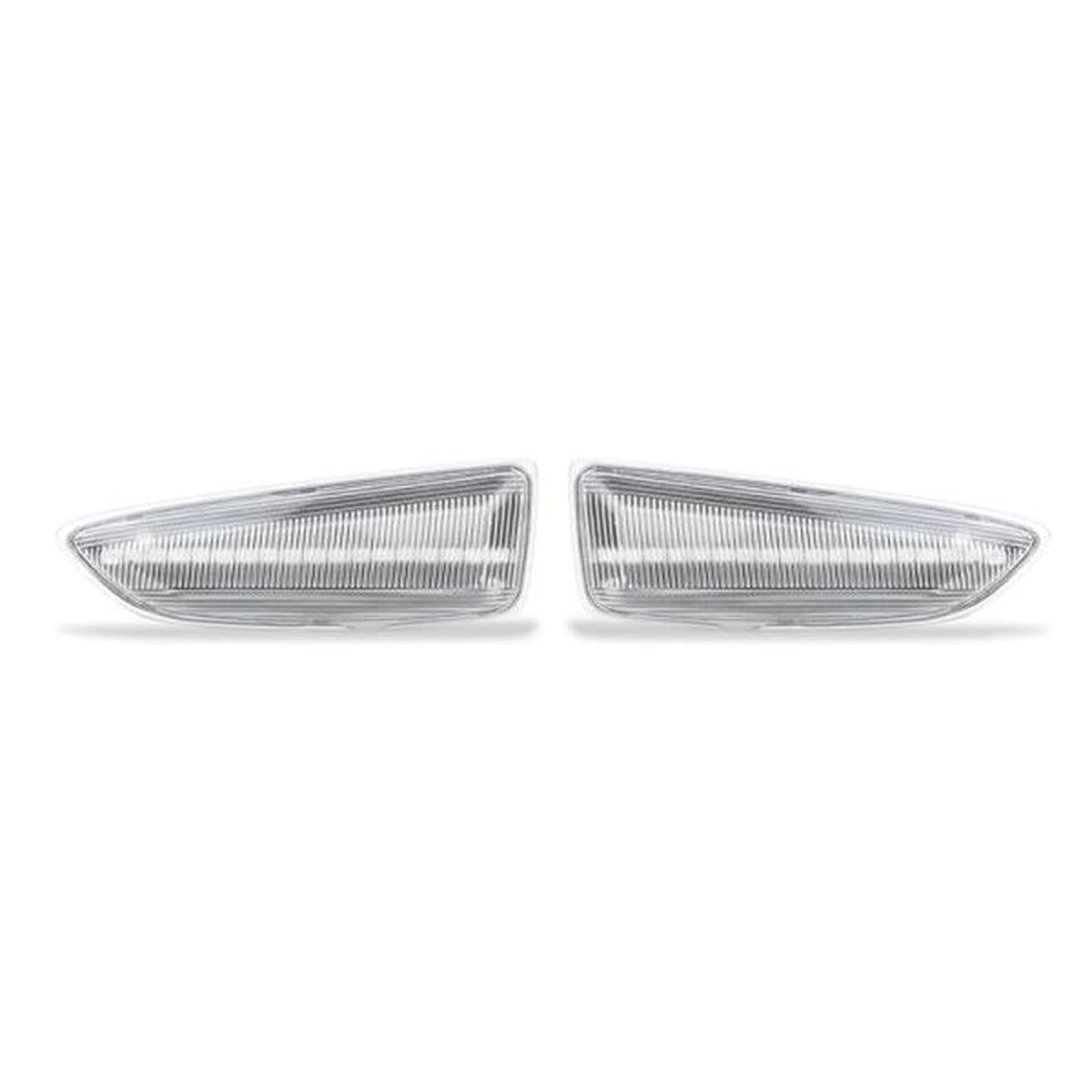 Clignotants latéraux LED transparents compatibles avec Opel Astra J, K, Insignia B, Zafira C