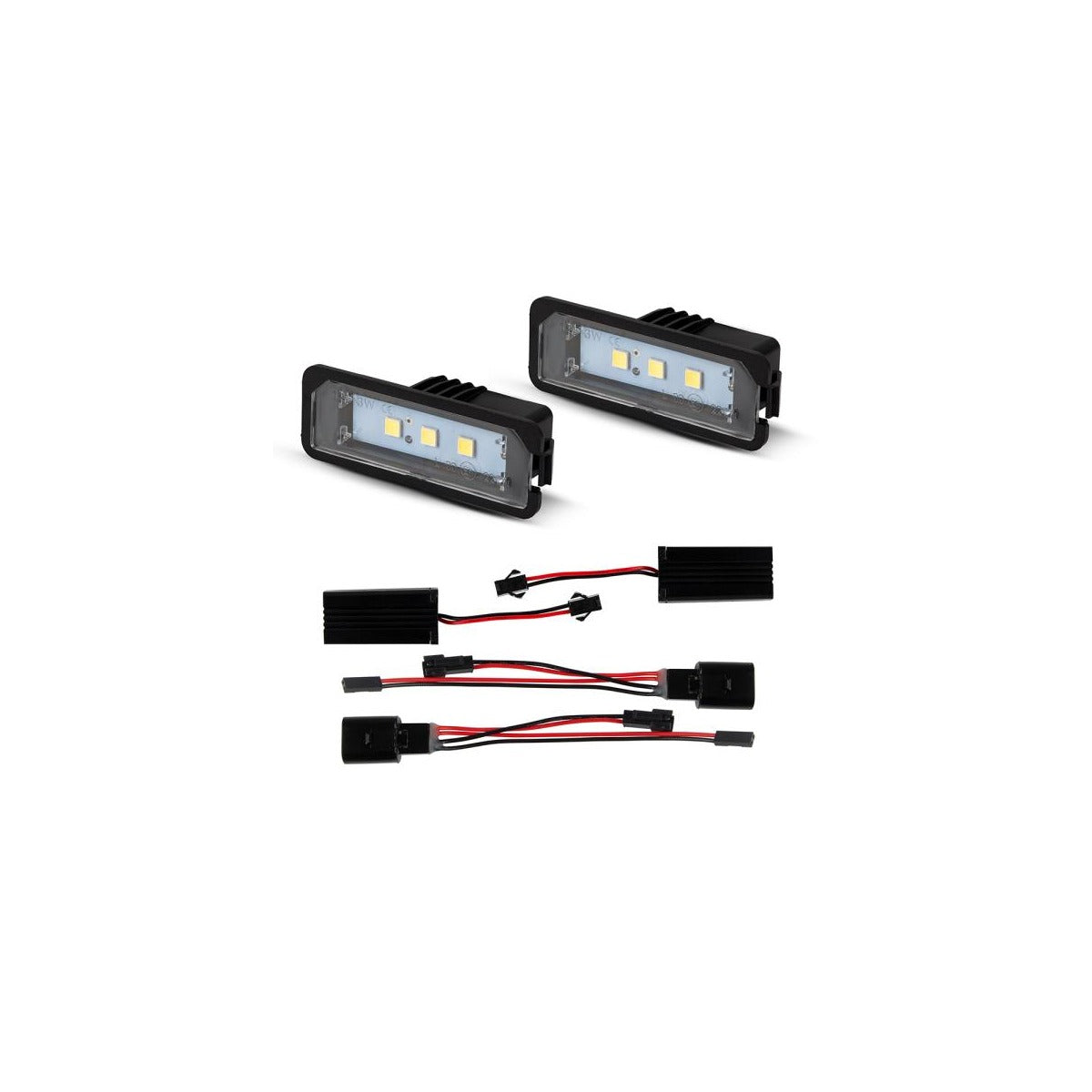 Éclairage de plaque d'immatriculation LED compatible avec Exeo Berline (type 3R2/3R5) 12/2008-05/2013