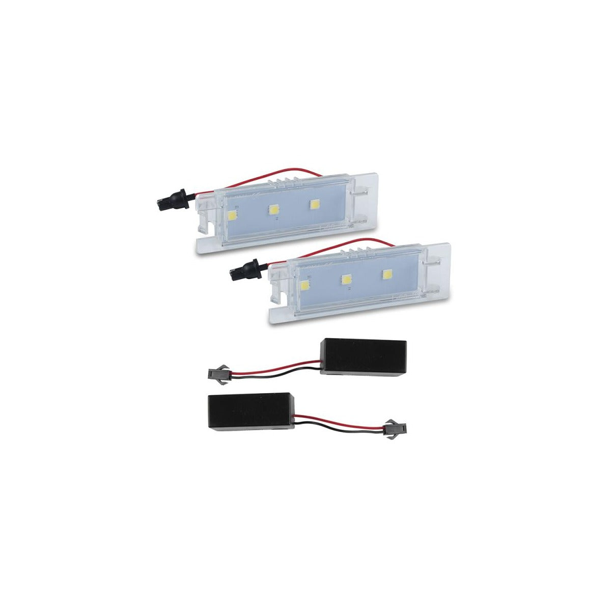 Éclairage de plaque d'immatriculation LED compatible avec Astra H