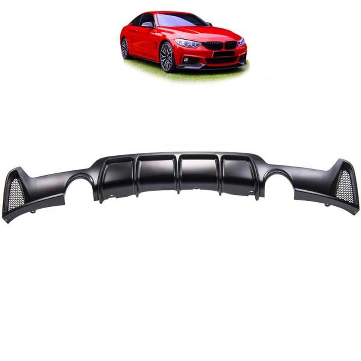 Diffuseur arrière compatible avec BMW Série 4 F32 F33 F36 Pack M