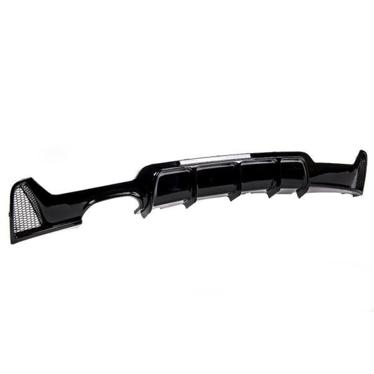 Diffuseur arrière noir brillant compatible avec BMW Série 4 F32 F33 F36
