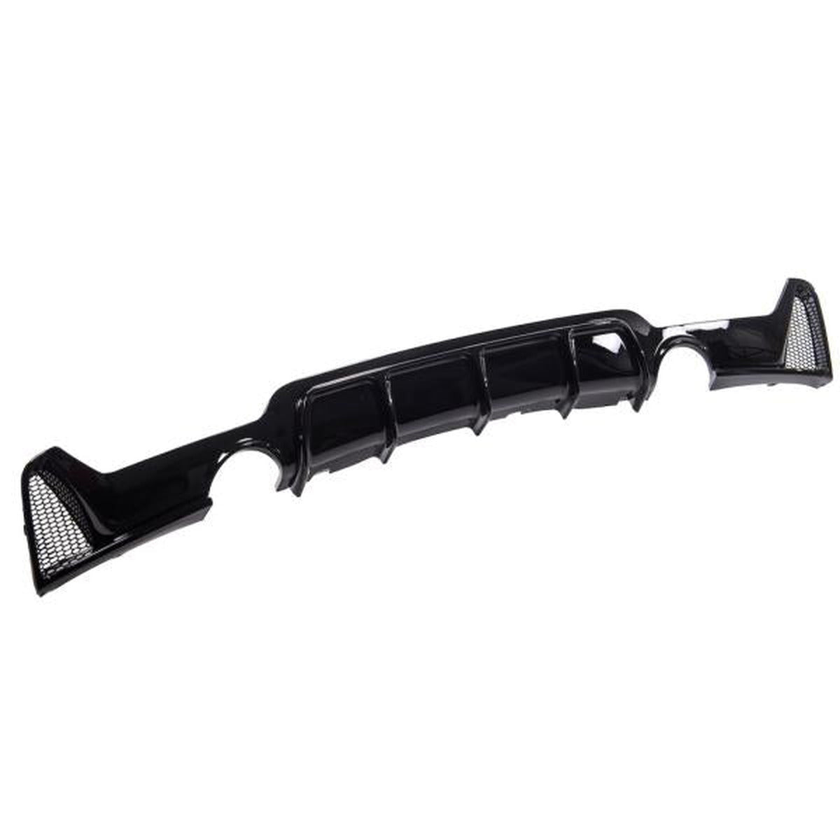 Diffuseur arrière noir brillant compatible avec BMW Série 4 435 F32 F33 F36