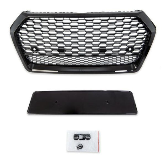 Kühlergrill Waben Grill Sport Schwarz hochglanz passend für Audi Q5 FY 2017-2020