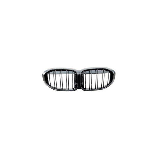 Sport Doppelsteg Kühlergrill hochglanz schwarz lackiert für alle passend für BMW 1er F40