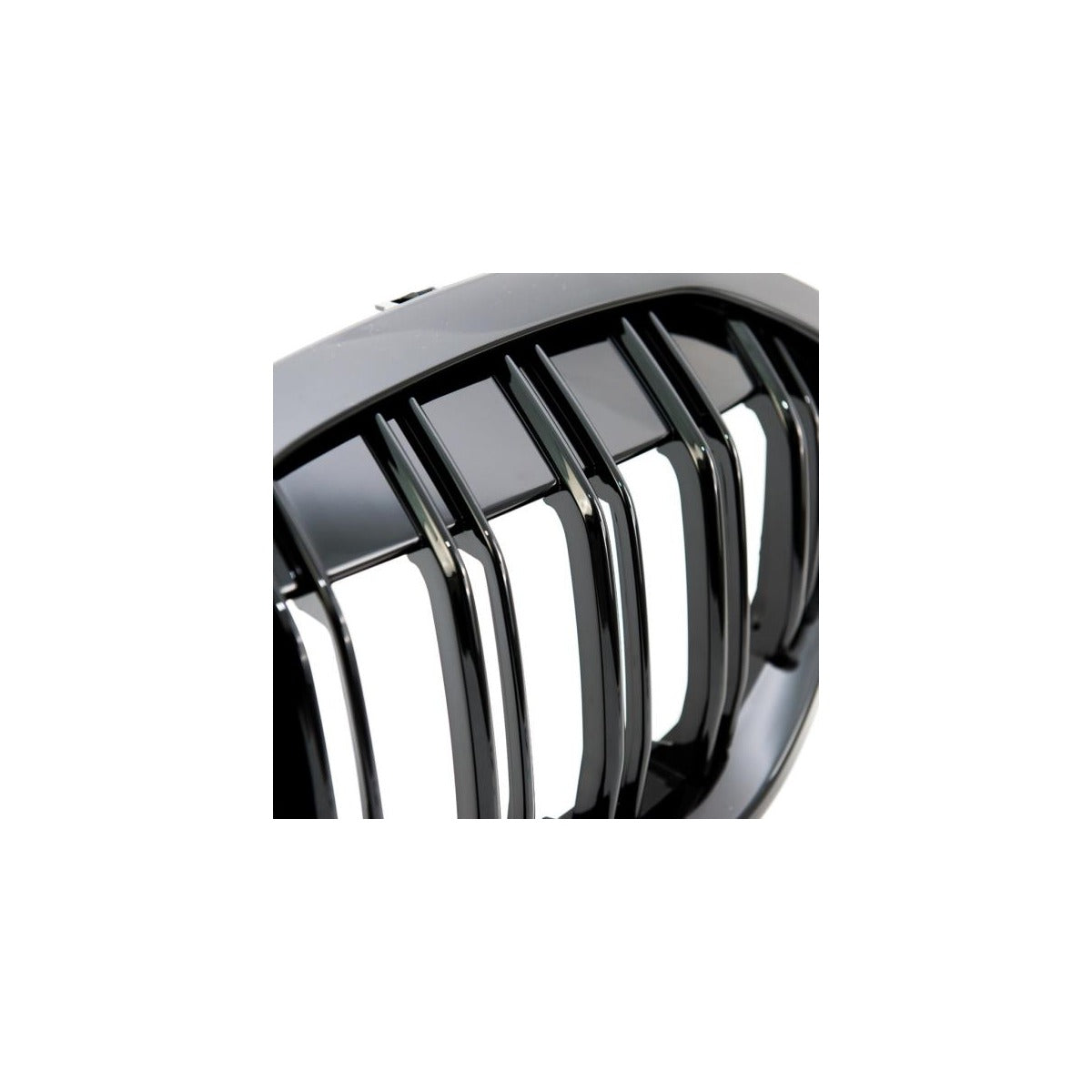 Calandre sport à double barrette noir brillant, compatible avec toutes les BMW Série 1 F40