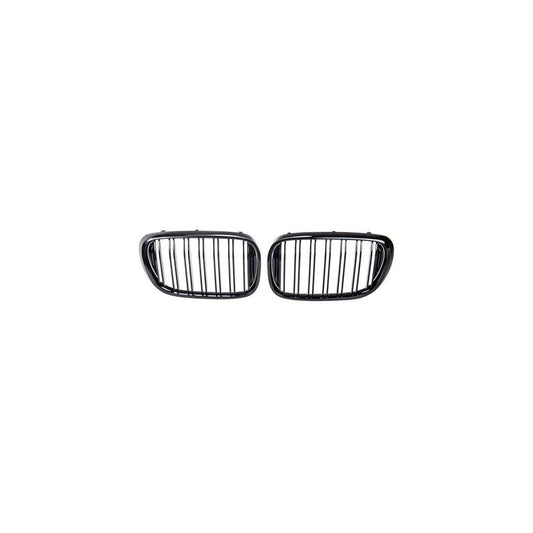 Doppelsteg Kühlergrill Schwarz GLANZ Performance passend für BMW 7er G11 G12 2014-2019