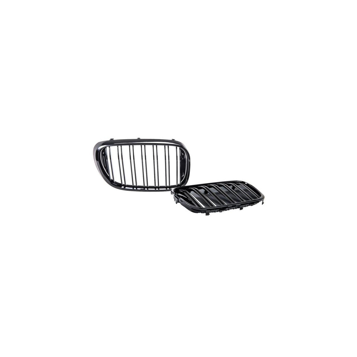 Calandre double barrette noir BRILLANT Performance compatible avec BMW Série 7 G11 G12 2014-2019