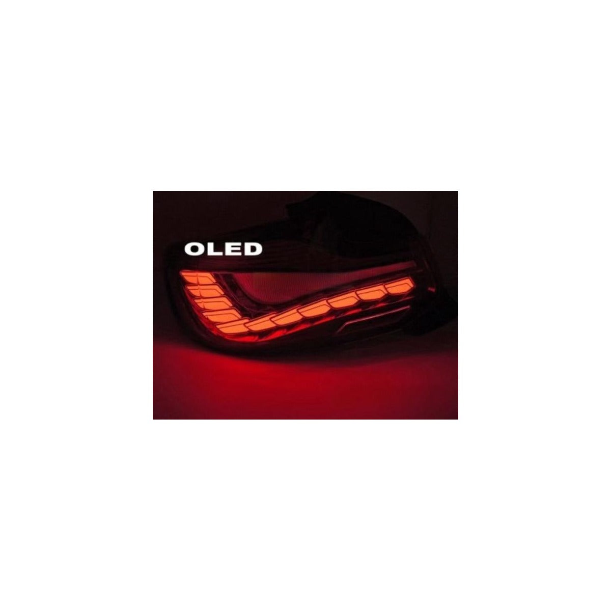 Feux arrière Full LED compatibles avec BMW F22 F23 F87 année 14-21 fumés, technologie OLED