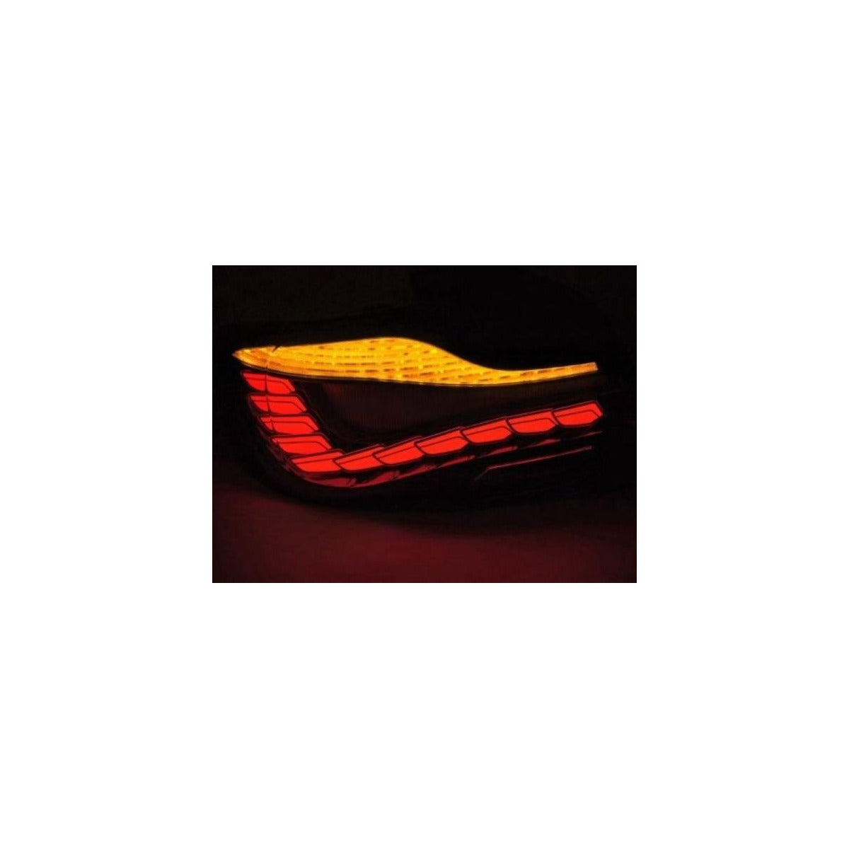 Feux arrière Full LED compatibles avec BMW F22 F23 F87 année 14-21 fumés, technologie OLED