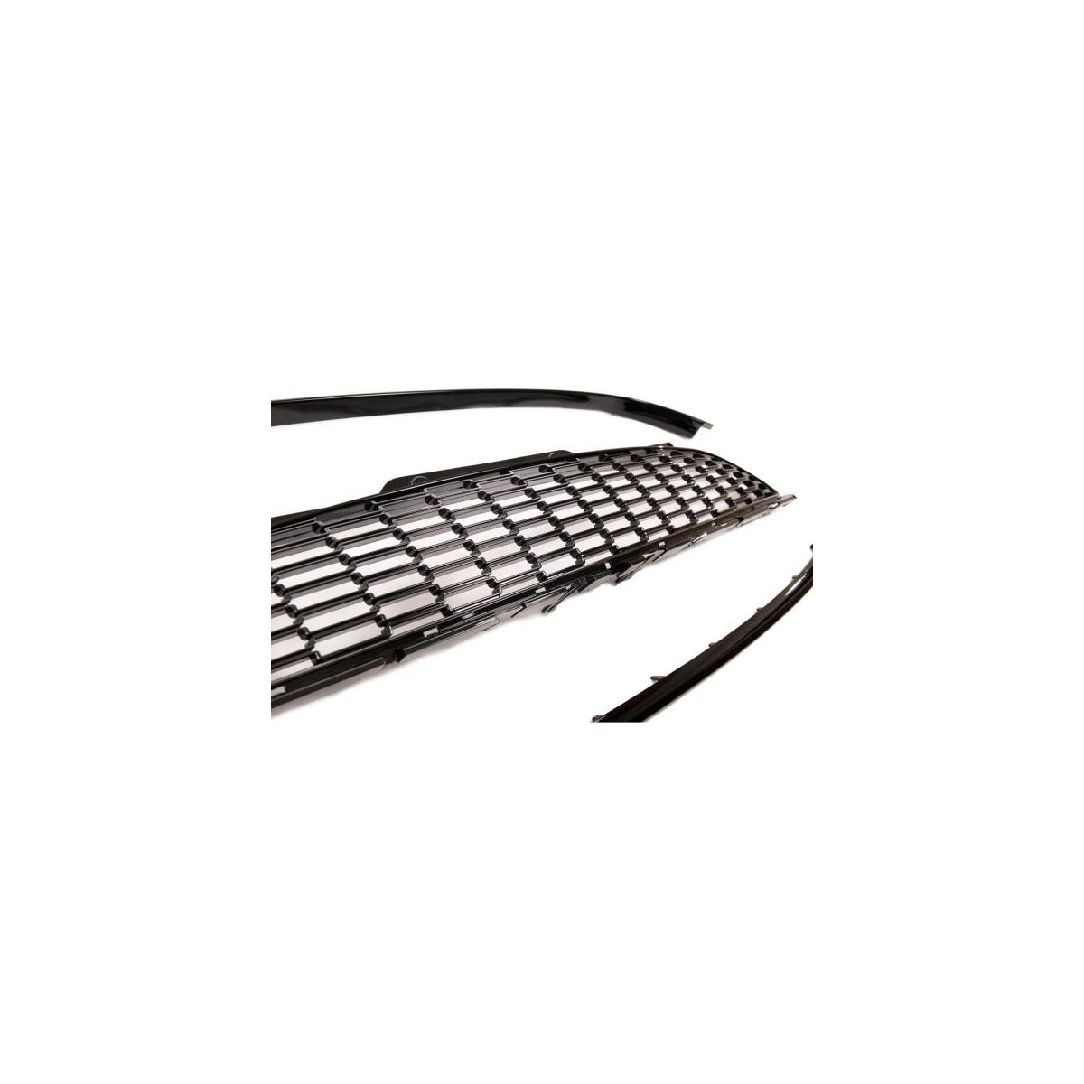 Calandre compatible avec Mini Cooper R56 R57 R58 R59 SET 3 pièces 2006-2015 noir brillant