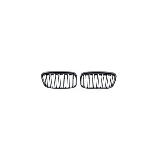 Set Doppelsteg Kühlergrill schwarz Glanz passend für BMW 2er Active Tourer F45