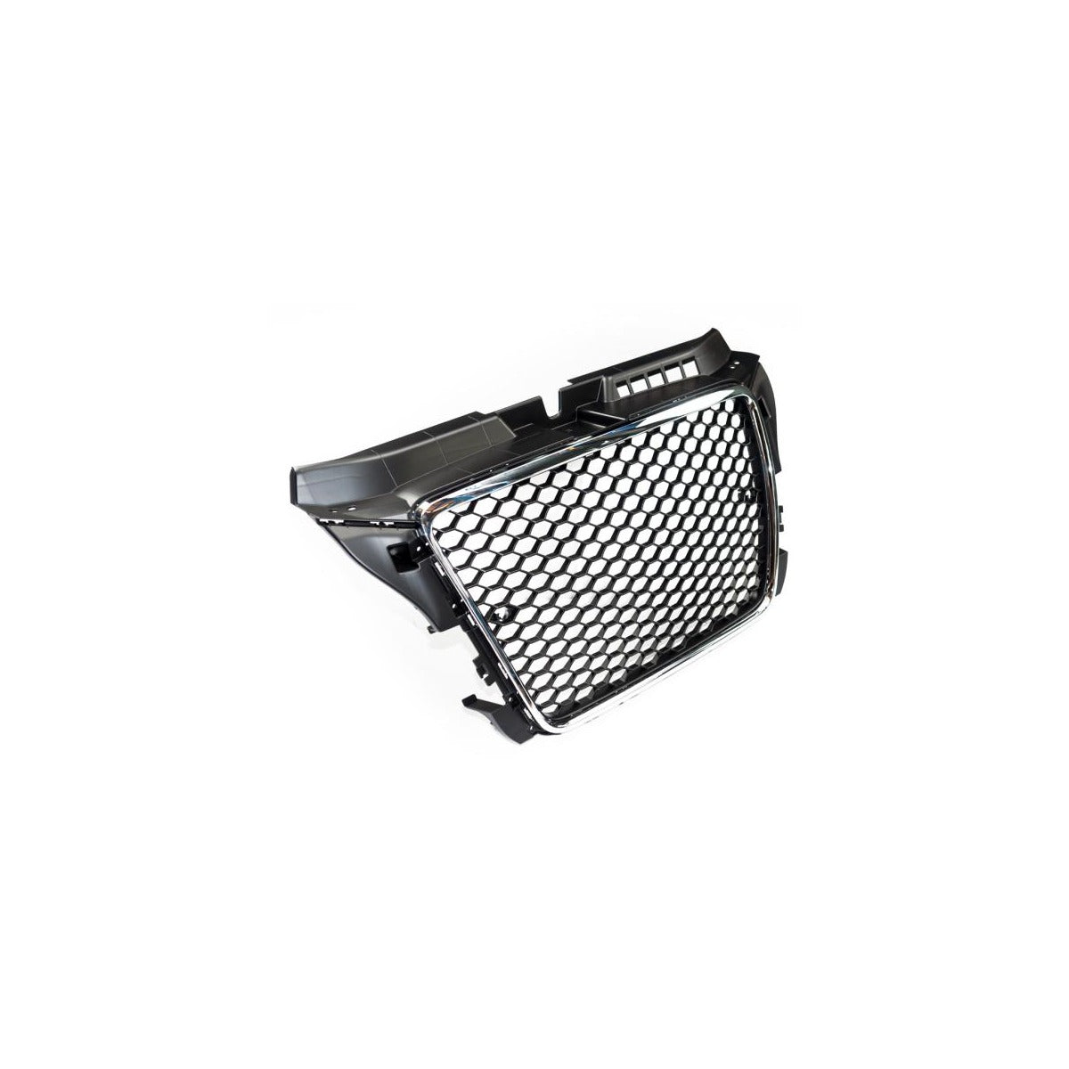 Calandre nid d'abeille noir chrome compatible avec Audi A3 8P Facelift 08-13 sauf S et RS3