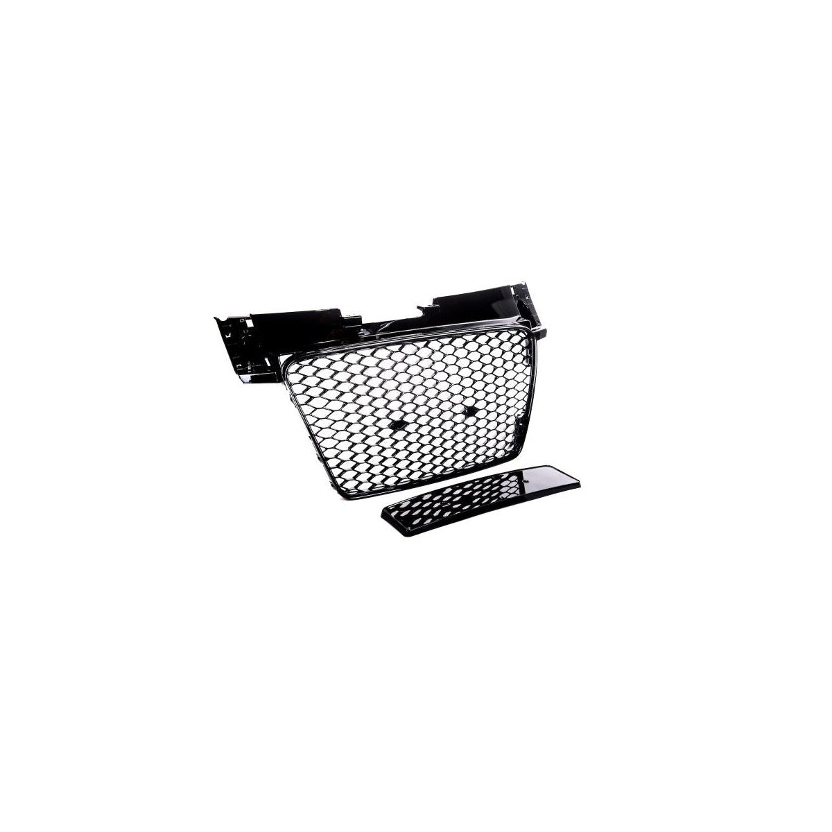 Grille de calandre nid d'abeille noir brillant compatible avec Audi TT 8J 06-16