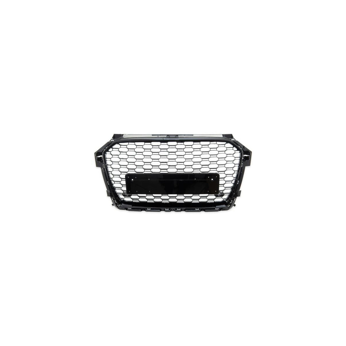 Calandre en nid d'abeille noir brillant pour Audi A1 8X Facelift 2015