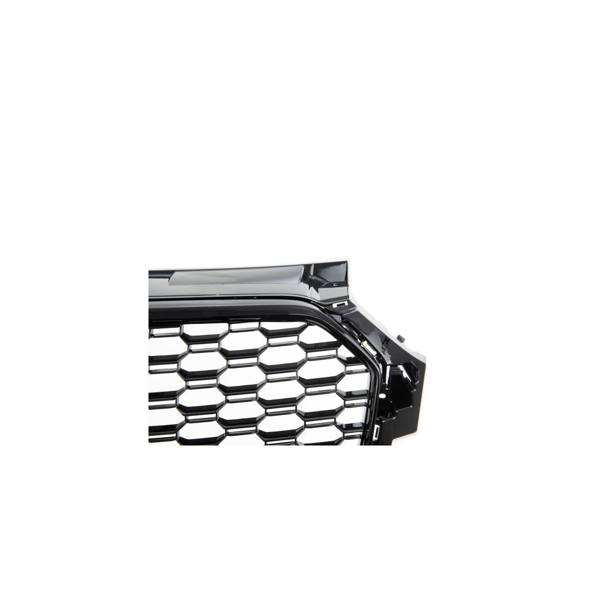 Calandre en nid d'abeille noir brillant pour Audi A1 8X Facelift 2015