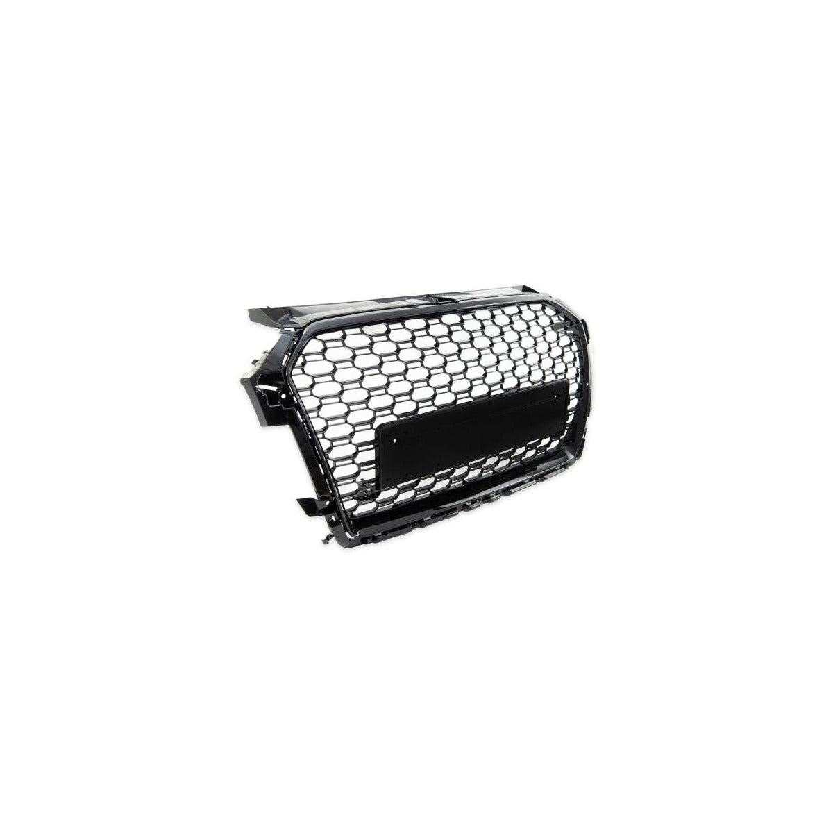 Calandre en nid d'abeille noir brillant pour Audi A1 8X Facelift 2015