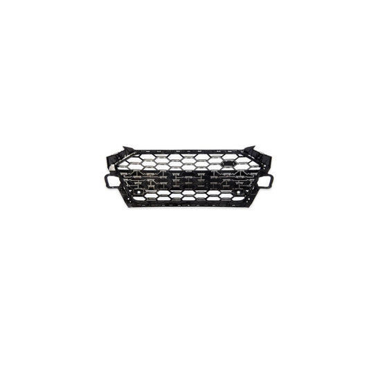 Wabengrill Breit Kühlergrill Schwarz Glanz passend für Audi A4 B9 Facelift mit S Line