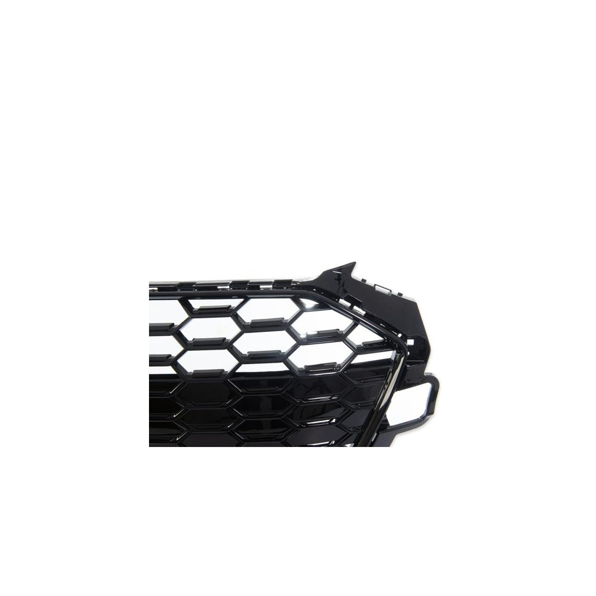 Calandre nid d'abeille large, noir brillant, compatible avec Audi A4 B9 Facelift avec S Line