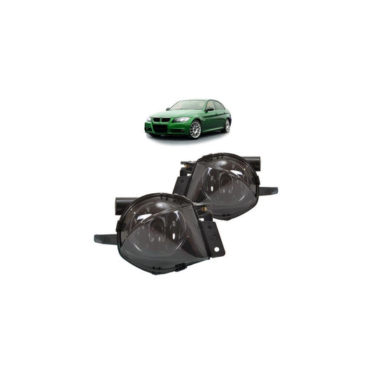 Nebelscheinwerfer SET Nebellampen Smoke passend für BMW 3er E90 E91 ab 2005-2008 – Bild 1