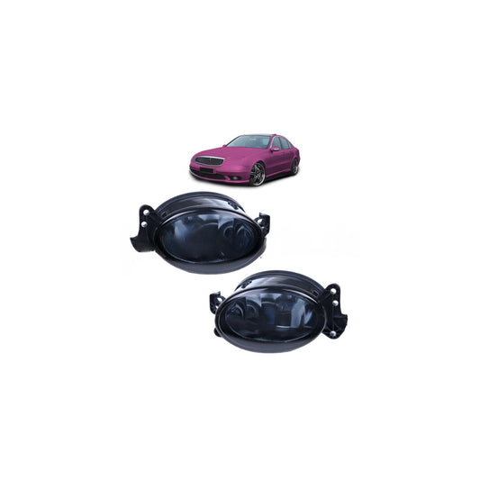 Set Nebelscheinwerfer SET Schwarz Smoke passend für Mercedes W251 / V251 X164 W169 W204 S204 W211 S211CLK CLS R230 W164 – Bild 1