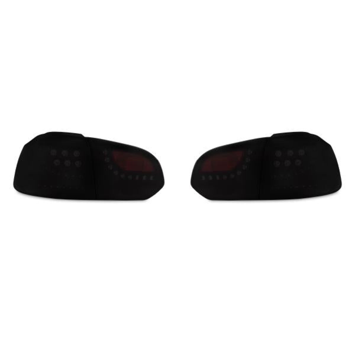 Feux arrière à LED avec clignotants dynamiques adaptés pour VW Golf 6 (2008–2012), noirs