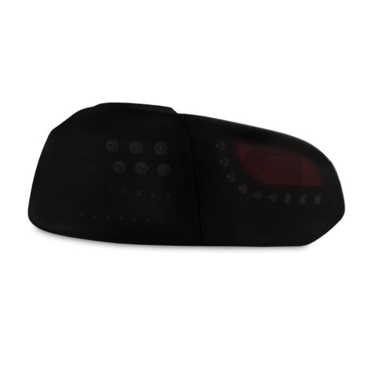 Feux arrière à LED avec clignotants dynamiques adaptés pour VW Golf 6 (2008–2012), noirs