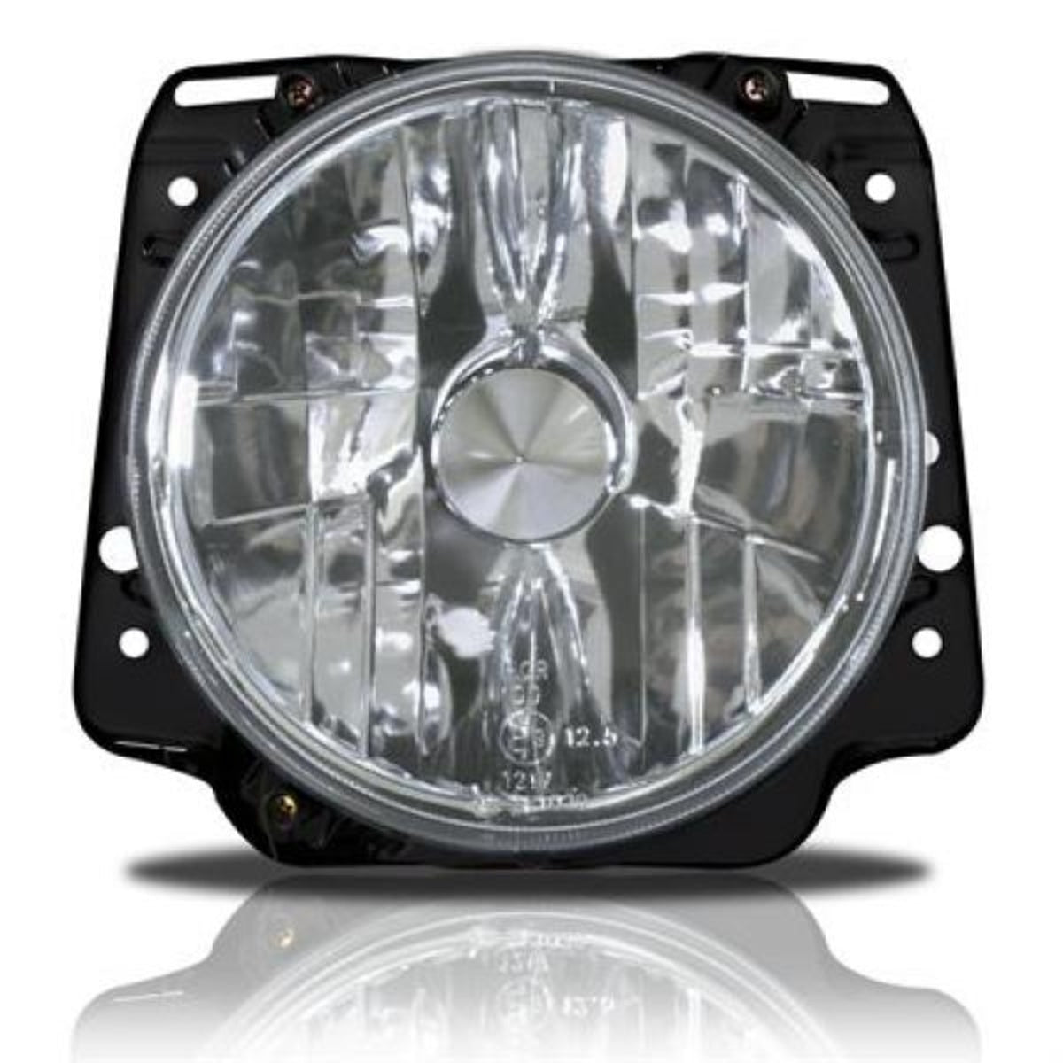 Phares à verre clair chromés compatibles avec VW Golf 2 1983–92
