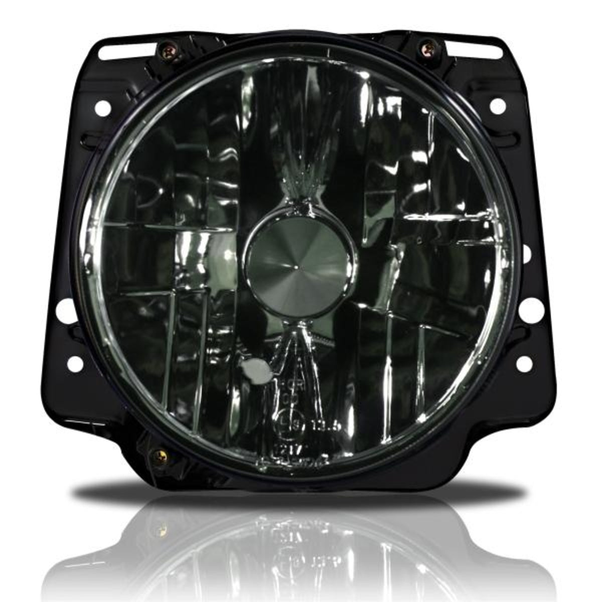 Phares transparents, fond noir, adaptés pour VW Golf 2