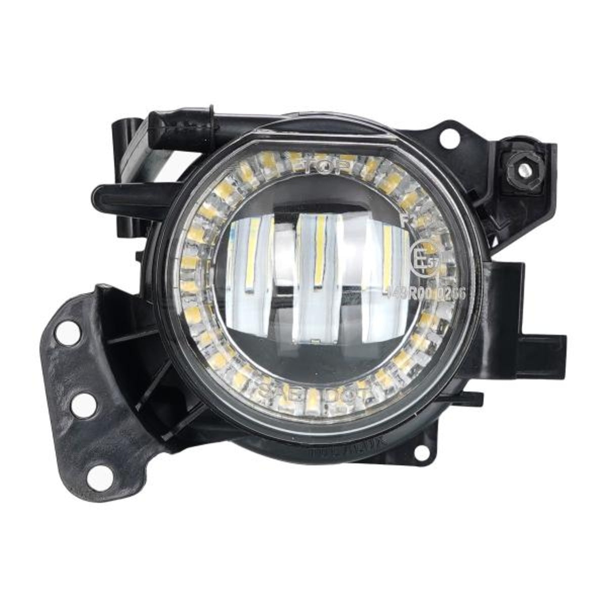 Kit de feux antibrouillard LED adapté pour BMW Série 5 E60 / E61 03-10 noir/transparent (pour pare-chocs M / pack M)