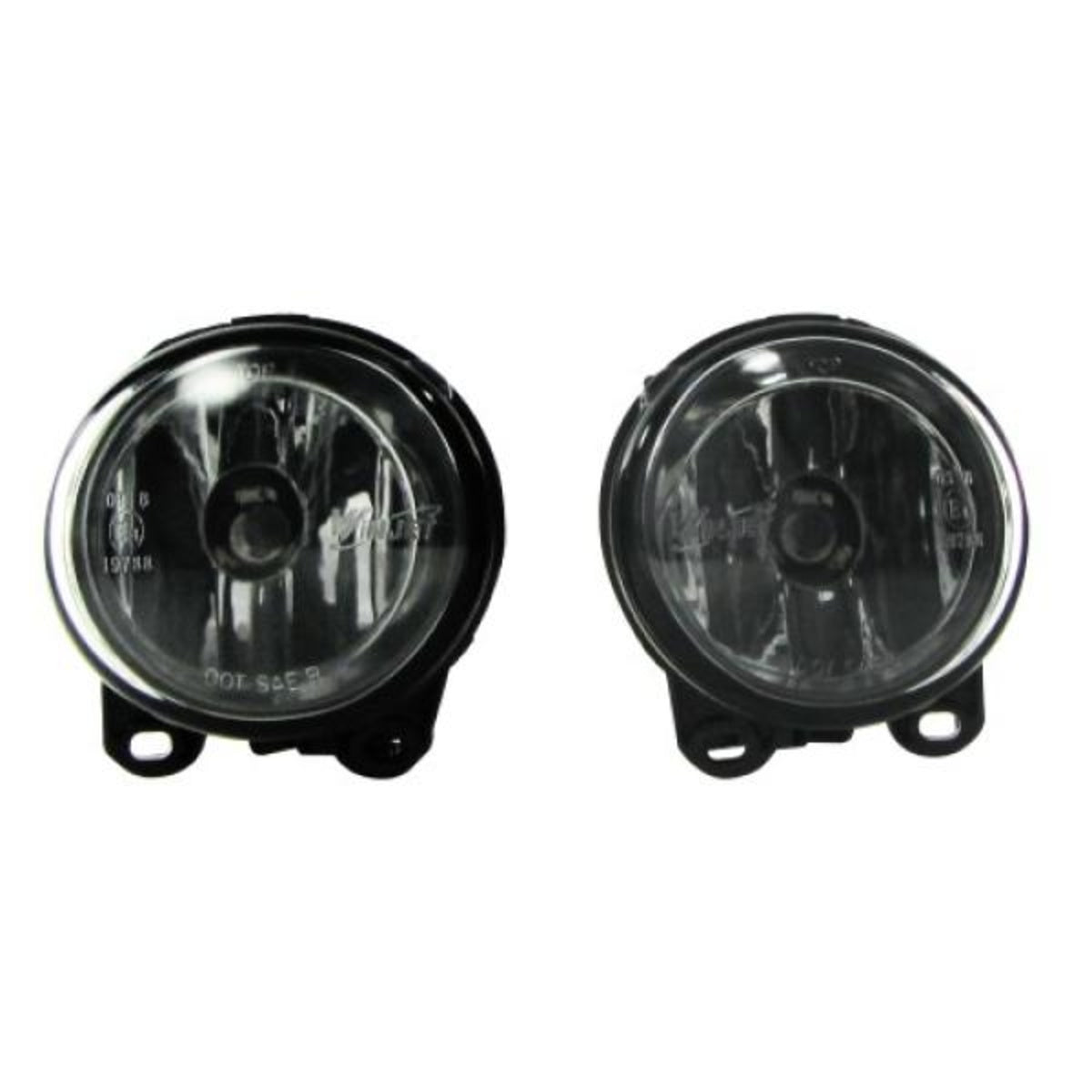 Projecteurs antibrouillard design transparent compatibles avec BMW Série 5 F10 et F11 à partir de 2010, Série 2 F22 et F23 à partir de 2013, Série 3 E92 et E93 de 2005 à 2013 et Série 5 Gran Turismo (F07) à partir de 2009