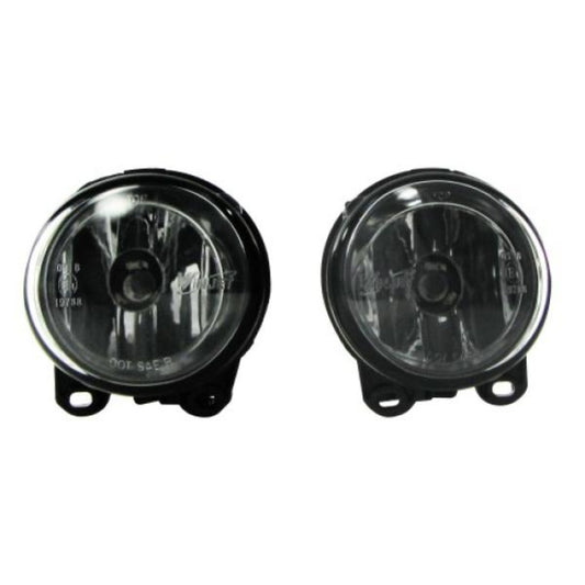 Projecteurs antibrouillard design transparent compatibles avec BMW Série 5 F10 et F11 à partir de 2010, Série 2 F22 et F23 à partir de 2013, Série 3 E92 et E93 de 2005 à 2013 et Série 5 Gran Turismo (F07) à partir de 2009