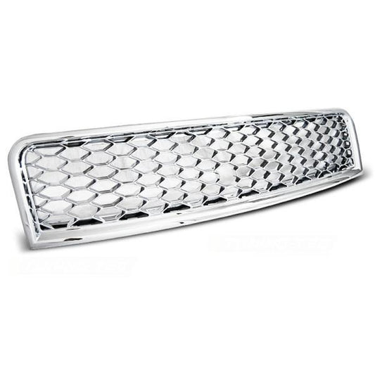 Sportgrill / Kühlergrill passend für Audi A4 B6 00-04 chrom in Wabendesign