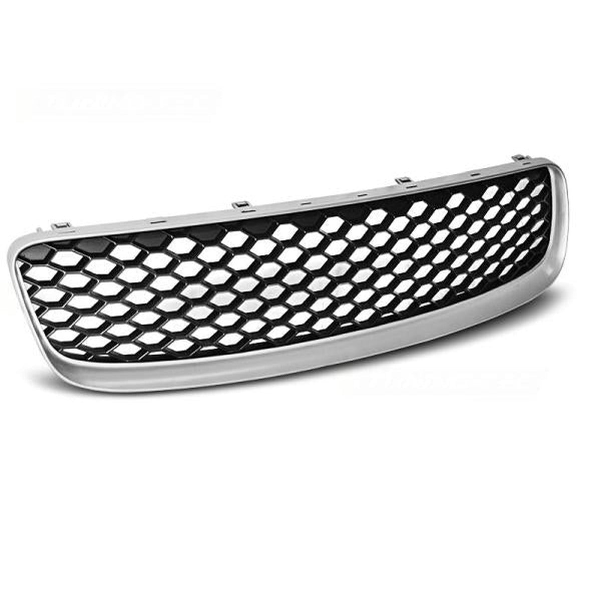 Sportgrill / Kühlergrill passend für Audi TT 8N 99-06 matt silber in Wabendesign