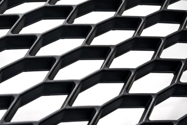 Set Frontgrill mit Kennzeichenhalter und Spiegelkappen passend für Audi A6 4F Facelift